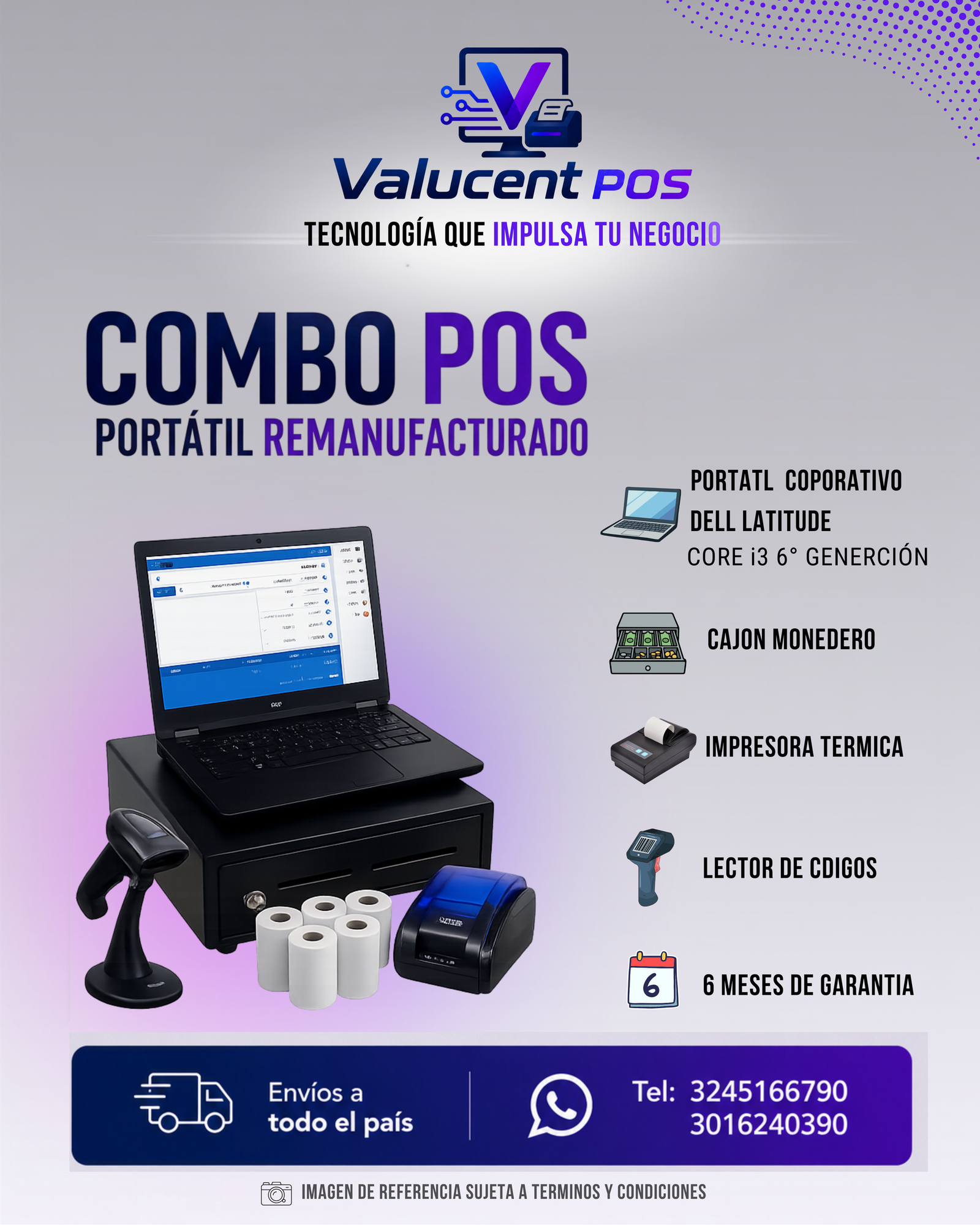 Combo Portátil Remanufacturado