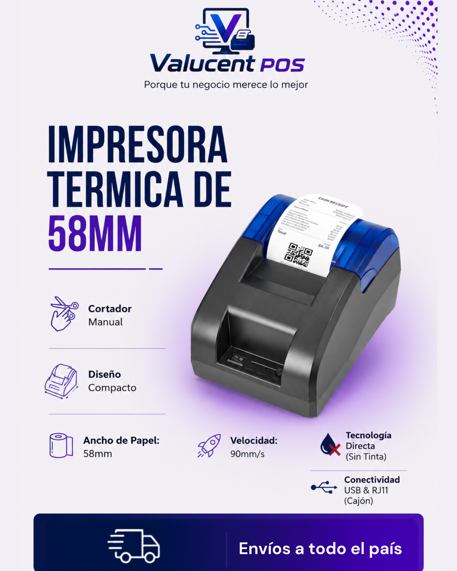 Impresora Térmica 58mm